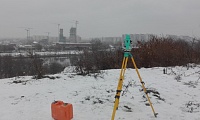 Комплекс мероприятий по геодезическому мониторингу на участке вдоль берега реки Москвы в районе Москворечье-Сабурово