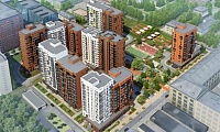 Геодезическое сопровождение строительства жилого 14 этажного дома в ЖК «Камушки»
