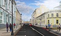Реконструкция и благоустройство Петровского переулка в Москве